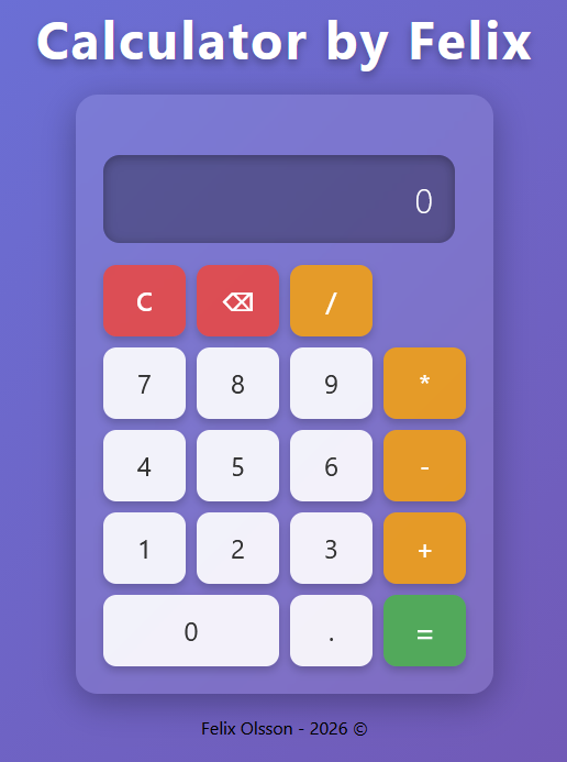 Calculator preview